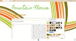 Desktop Screenshot of fountainflows-omoregee.blogspot.com