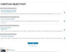 Tablet Screenshot of christianobjectivist.blogspot.com