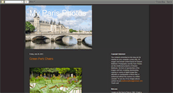 Desktop Screenshot of myparisphotos.blogspot.com