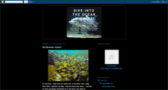 Desktop Screenshot of diveintotheoceanwithme.blogspot.com
