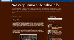 Desktop Screenshot of notveryfamous.blogspot.com