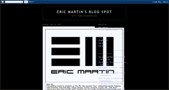 Desktop Screenshot of ericmartinband.blogspot.com