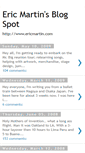 Mobile Screenshot of ericmartinband.blogspot.com
