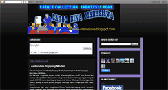 Desktop Screenshot of bina-mahasiswa.blogspot.com