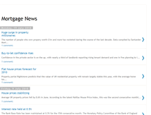 Tablet Screenshot of mortgageupdatenews.blogspot.com