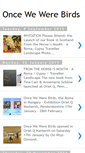 Mobile Screenshot of oncewewerebirds.blogspot.com