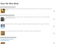 Tablet Screenshot of oncewewerebirds.blogspot.com