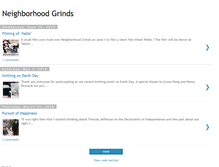 Tablet Screenshot of neighborhoodgrinds.blogspot.com