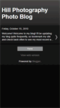 Mobile Screenshot of hillphotographyphotoblog.blogspot.com