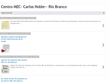 Tablet Screenshot of centromecriobranco.blogspot.com