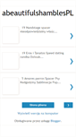 Mobile Screenshot of abeautifulshamblespl.blogspot.com