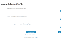 Tablet Screenshot of abeautifulshamblespl.blogspot.com