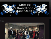 Tablet Screenshot of barcelona-pipeband.blogspot.com