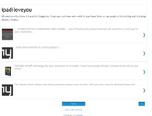 Tablet Screenshot of ipadiloveyou.blogspot.com