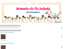 Tablet Screenshot of miminhos-da-tia-jukinha.blogspot.com