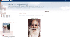 Desktop Screenshot of hans-raj-maharajji.blogspot.com