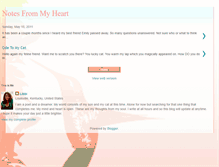 Tablet Screenshot of notesfrommyheart.blogspot.com