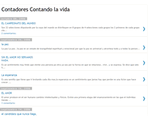 Tablet Screenshot of contandolavida.blogspot.com