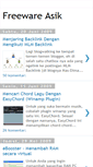 Mobile Screenshot of freeware-asik.blogspot.com