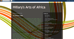 Desktop Screenshot of hillarysartsofafrica.blogspot.com