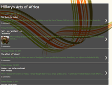 Tablet Screenshot of hillarysartsofafrica.blogspot.com