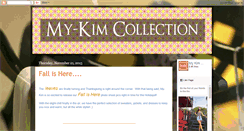 Desktop Screenshot of mykimcollection.blogspot.com