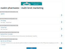 Tablet Screenshot of mlm-nuskin.blogspot.com