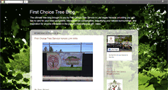 Desktop Screenshot of firstchoicetreeservice.blogspot.com