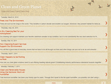 Tablet Screenshot of clean-and-green-planet.blogspot.com