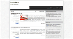 Desktop Screenshot of elowonganbekerja.blogspot.com