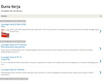 Tablet Screenshot of elowonganbekerja.blogspot.com