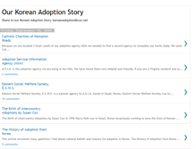 Tablet Screenshot of koreanaadoptionstory.blogspot.com