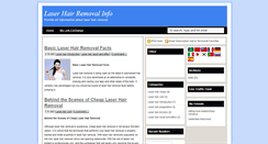 Desktop Screenshot of laserhairinfo.blogspot.com