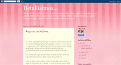 Desktop Screenshot of detallisimos.blogspot.com