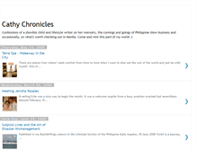 Tablet Screenshot of cathychronicles.blogspot.com