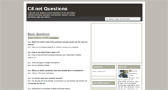 Desktop Screenshot of csharp-bhaumik.blogspot.com