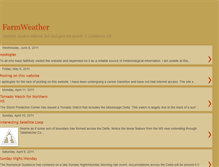 Tablet Screenshot of farmweather.blogspot.com