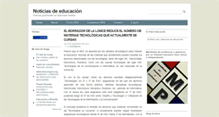 Desktop Screenshot of noteducacion.blogspot.com