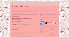 Desktop Screenshot of feminilidade-mulher.blogspot.com