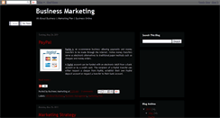 Desktop Screenshot of business-marketiing.blogspot.com