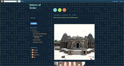 Desktop Screenshot of nature-of-order.blogspot.com