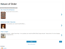 Tablet Screenshot of nature-of-order.blogspot.com