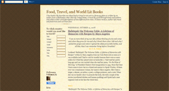 Desktop Screenshot of foodandtravelbooks.blogspot.com