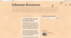 Desktop Screenshot of inhumanresourcesbook.blogspot.com