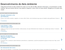 Tablet Screenshot of desenvolvimentodomeioambiente.blogspot.com