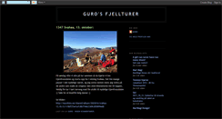 Desktop Screenshot of gurosfjellturer.blogspot.com