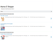 Tablet Screenshot of mamaeshoppe.blogspot.com