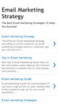 Mobile Screenshot of emailmarketingstrategy2.blogspot.com