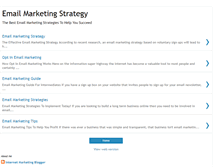 Tablet Screenshot of emailmarketingstrategy2.blogspot.com