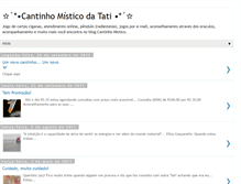 Tablet Screenshot of cantinhomistico.blogspot.com